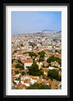 Crowded City of Athens, Greece Fine Art Print
