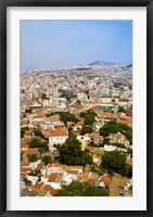 Crowded City of Athens, Greece Fine Art Print