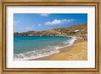 Super Paradise Beach, Mykonos, Greece Fine Art Print