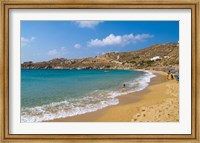 Super Paradise Beach, Mykonos, Greece Fine Art Print