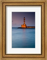 Greece, Crete, Chania, Harbor, Venetian Lighthouse Fine Art Print