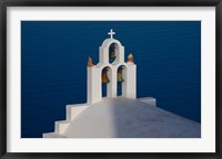 Greece, Santorini, Imerovigli, Church Bell Tower Fine Art Print
