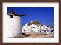 White and Blue Colors of Life, Ios, Greece Fine Art Print