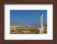 Greece, Cyclades, Delos Ancient Architecture Fine Art Print