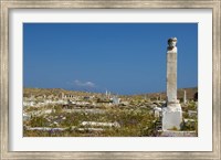Greece, Cyclades, Delos Ancient Architecture Fine Art Print