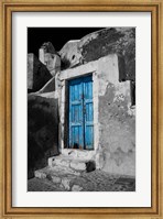 Colorful Blue Door, Oia, Santorini, Greece Fine Art Print