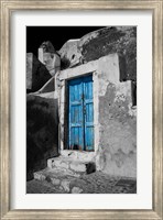 Colorful Blue Door, Oia, Santorini, Greece Fine Art Print