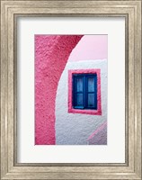 Colorful Pink Building, Imerovigli, Santorini, Greece Fine Art Print