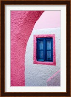 Colorful Pink Building, Imerovigli, Santorini, Greece Fine Art Print