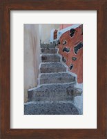 Old Stairway, Oia, Santorini, Greece Fine Art Print