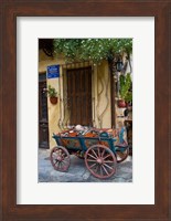 Old Wagon Cart, Chania, Crete, Greece Fine Art Print