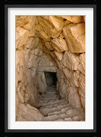 Greece, Mycenae, Fountain Perseia, underground cistern Fine Art Print