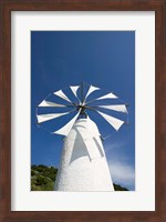 Greece, Crete, Iraklio, Ano Kera, Cretan Windmill Fine Art Print