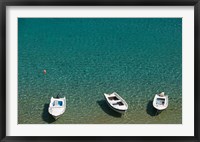 Greece, Dodecanese, Rhodes, Lindos Harbor, Boats Fine Art Print