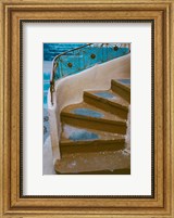 Curved Stairway in Athens, Greece Fine Art Print