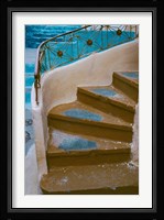 Curved Stairway in Athens, Greece Fine Art Print