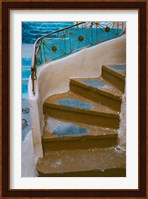 Curved Stairway in Athens, Greece Fine Art Print