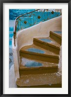 Curved Stairway in Athens, Greece Fine Art Print