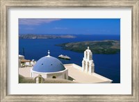 Kimisis Theotokov Church, Thira, Santorini, Cyclades Islands, Greece Fine Art Print