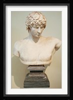 Antinous Bust, Statue, Athens, Greece Fine Art Print