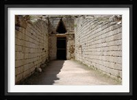 Greece, Peloponnese, Mycenaen art, Tomb of Clitmenestra Fine Art Print