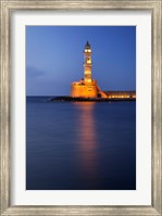 Chania Lighthouse, Crete, Chania, Greece Fine Art Print