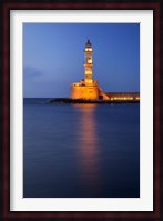 Chania Lighthouse, Crete, Chania, Greece Fine Art Print