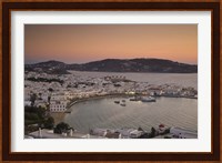 Just After Sunset, Hora, Mykonos, Greece Fine Art Print