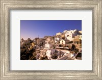 Old Town in Late Afternoon, Santorini, Cyclades Islands, Greece Fine Art Print