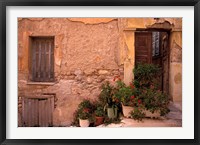 Colorful Architecture on Anafiotika Hill, Athens, Greece Fine Art Print