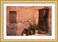 Colorful Architecture on Anafiotika Hill, Athens, Greece Fine Art Print