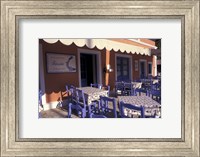 Outdoor Restaurant, Kefallonia, Ionian Islands, Greece Fine Art Print