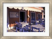 Outdoor Restaurant, Kefallonia, Ionian Islands, Greece Fine Art Print