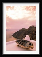 Imerovigli Viewed from Thira, Santorini, Cyclades Island, Greece Fine Art Print