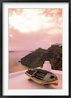 Imerovigli Viewed from Thira, Santorini, Cyclades Island, Greece Fine Art Print