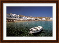 Platis Gialos Beach, Mykonos, Cyclades Islands, Greece Fine Art Print