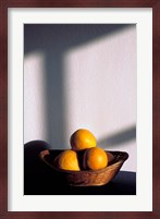 Oia, Santorini, Greece, Oranges in a Basket Fine Art Print