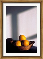 Oia, Santorini, Greece, Oranges in a Basket Fine Art Print