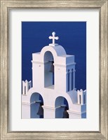 Coastal Bell Towers, Santorini, Greece Fine Art Print