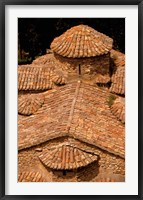 Tile Roof, Karitena, Peloponnese, Central Arcadia, Greece Fine Art Print