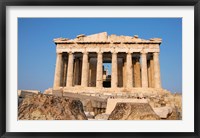 Parthenon, Ancient Architecture, Acropolis, Athens, Greece Framed Print