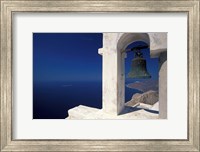 Panagia Kalamiotissa Monastery Bell Tower, Cyclades Islands, Greece Fine Art Print