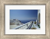 Thira and the Caldera, Santorini, Cyclades Islands, Greece Fine Art Print