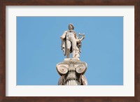 Greek Mythology, Apollo Statue at Athens Academy, Greece Fine Art Print