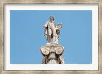 Greek Mythology, Apollo Statue at Athens Academy, Greece Fine Art Print