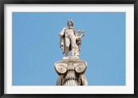 Greek Mythology, Apollo Statue at Athens Academy, Greece Fine Art Print