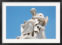 Aristotle statue, Greek Philosopher, Athens, Greece Fine Art Print