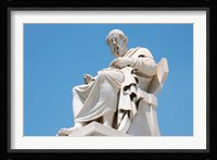 Aristotle statue, Greek Philosopher, Athens, Greece Fine Art Print