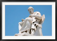 Aristotle statue, Greek Philosopher, Athens, Greece Fine Art Print