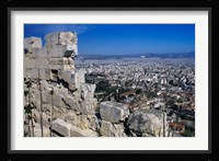 View of Athens From Acropolis, Greece Fine Art Print
